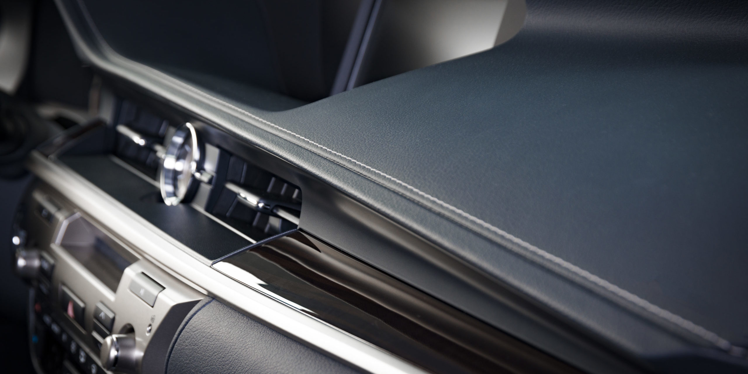 Modern sport car interior